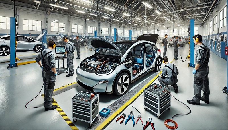 آموزش سیستم_های برقی خودروهای هیبریدی و الکتریکی