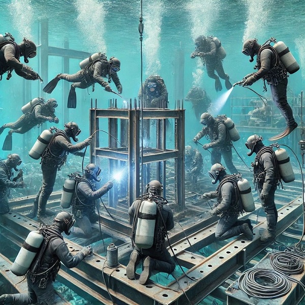 جوشکاری زیر آب (2)