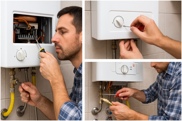 راهنما تعمیر تصویری پکیج